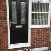 Black composite door with white outer, Middleton